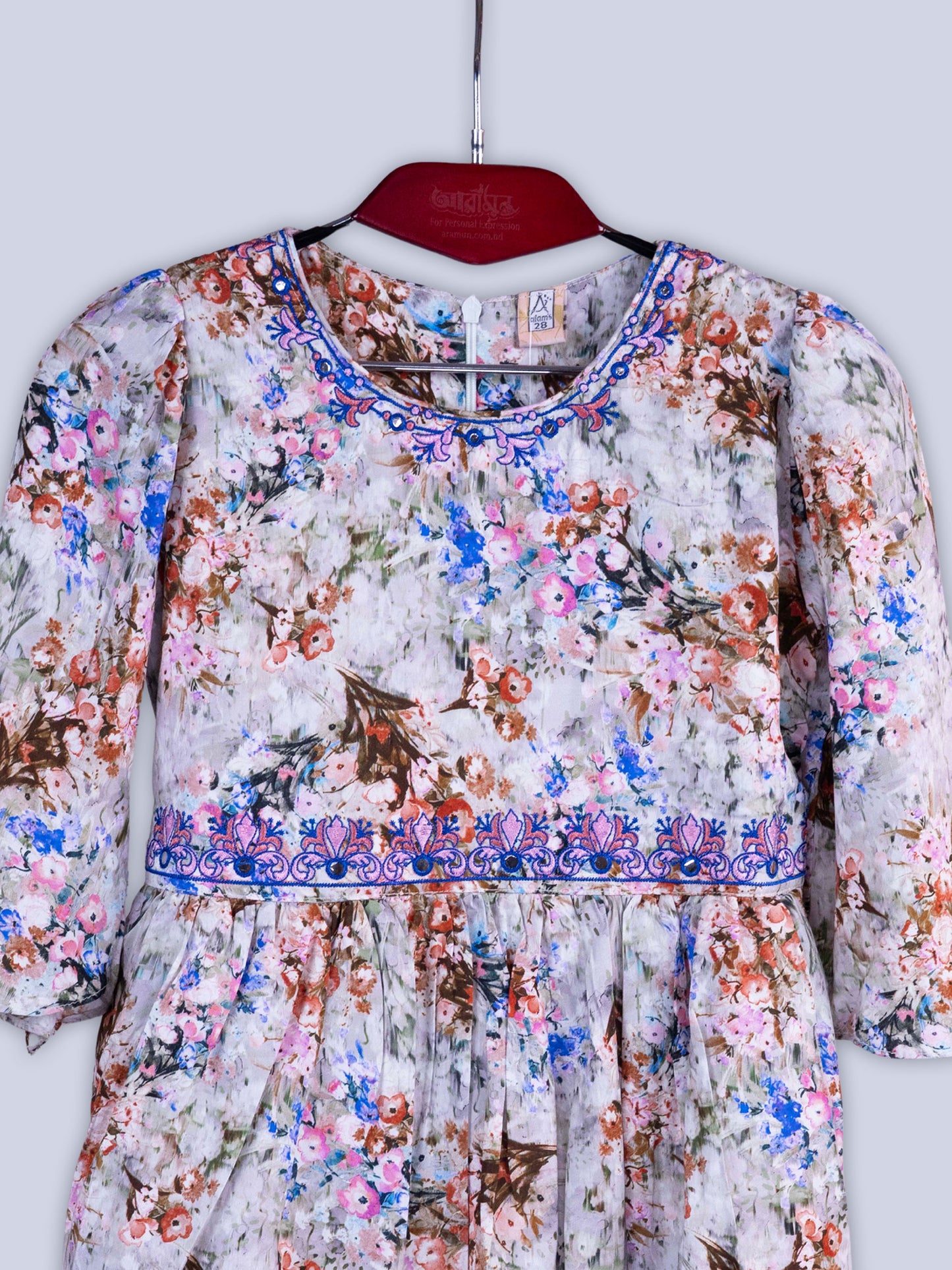 ARAMUN Girls Floral Cotton Party Co-Ord Set