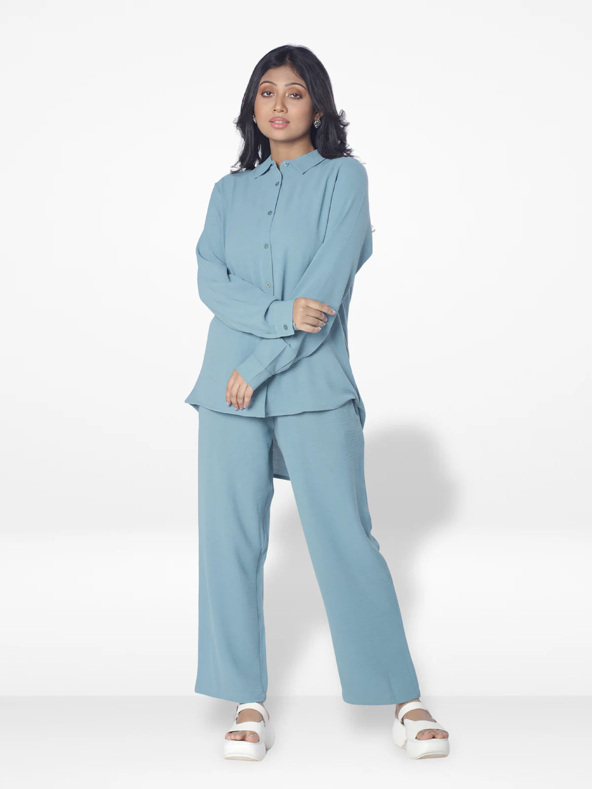Women Solid Color Co-Ord Set| Long Sleeve|