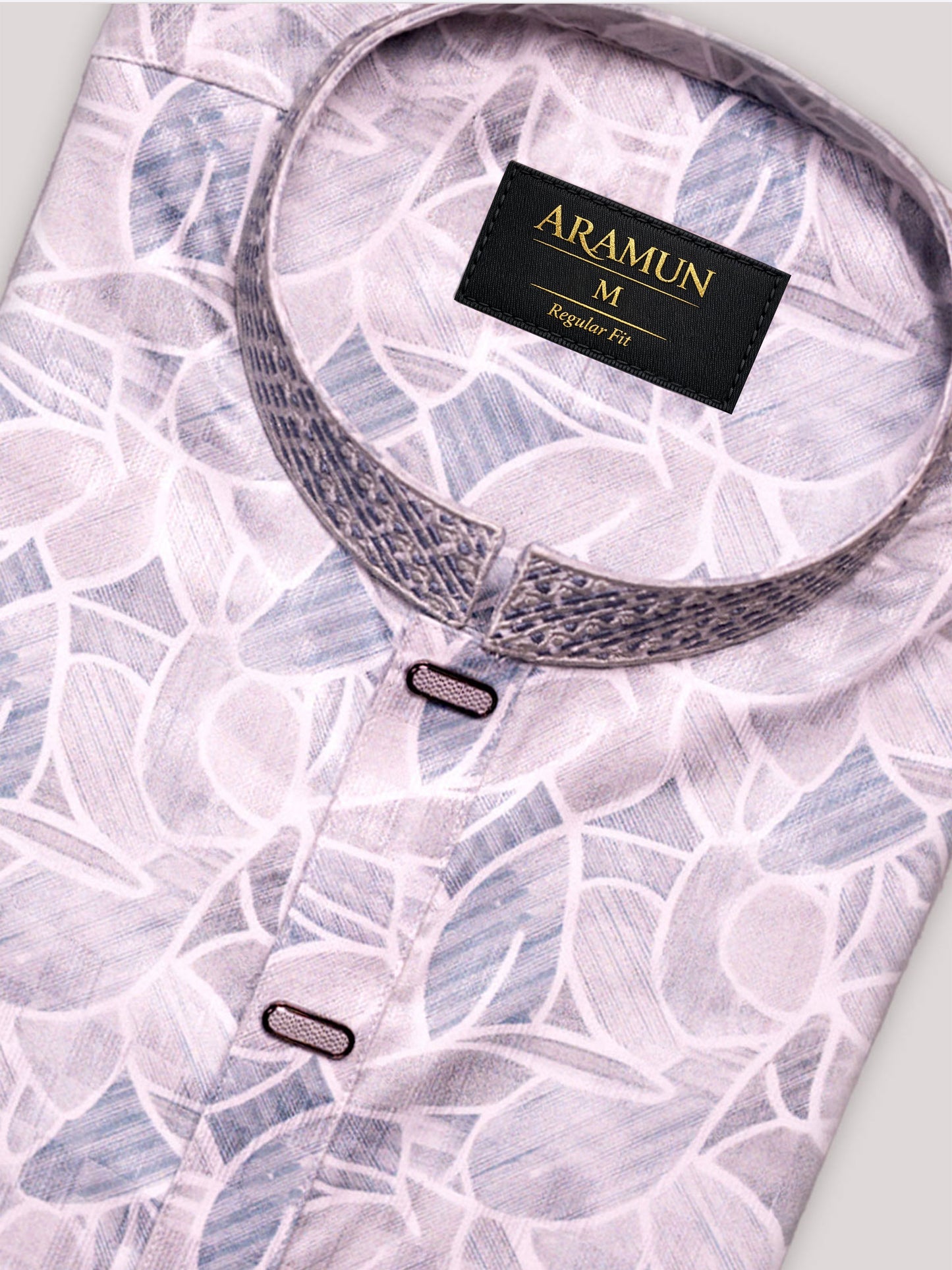 light muted lavender Premium 100% Cotton Panjabi