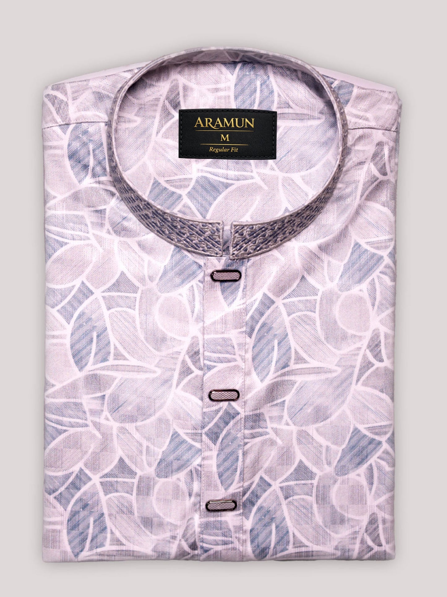 light muted lavender Premium 100% Cotton Panjabi
