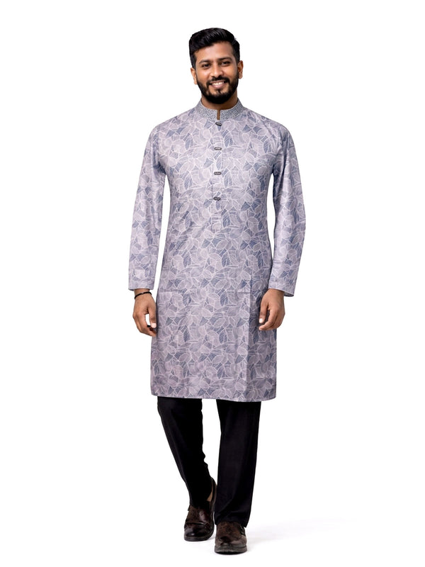 light muted lavender Premium 100% Cotton Panjabi