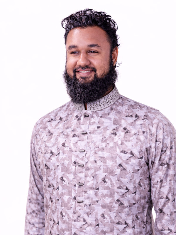 Dusty Mauve lavender Premium 100% Cotton Panjabi