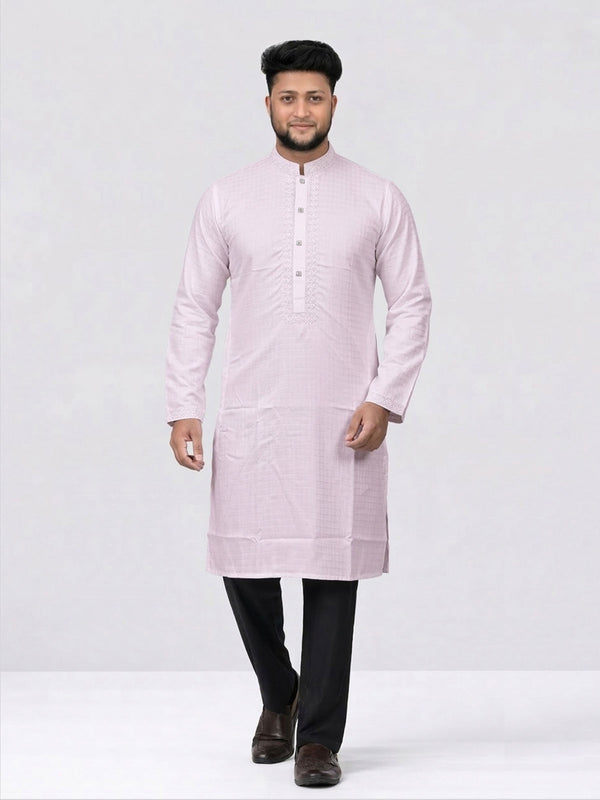 White Premium 100% Cotton Panjabi