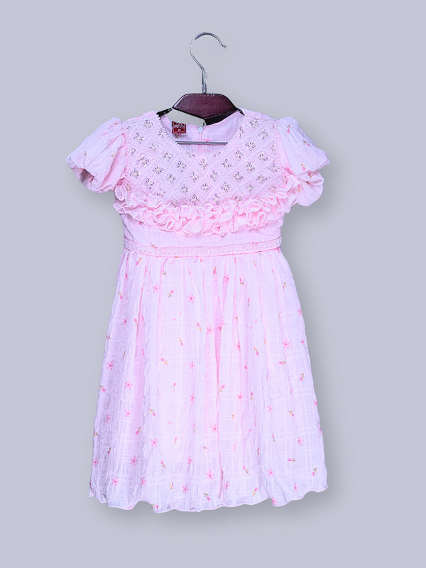 ARAMUN Girls Elegant Soft Georgette Party Dress