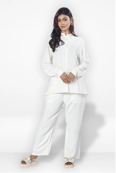 Women Solid Color Co-Ord Set| Long Sleeve|
