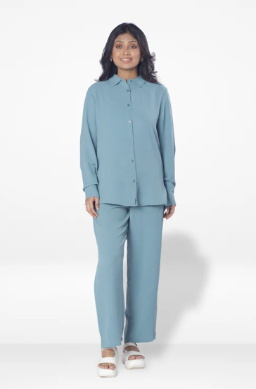 Women Solid Color Co-Ord Set| Long Sleeve|