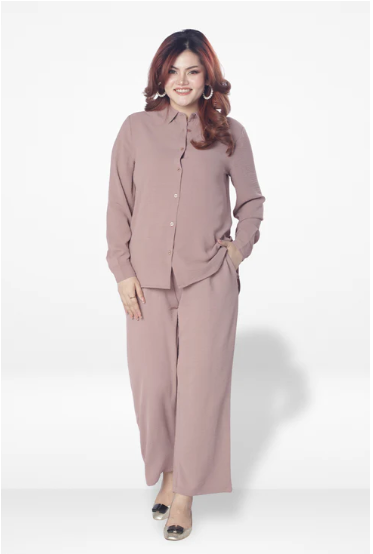 Women Solid Color Co-Ord Set| Long Sleeve|