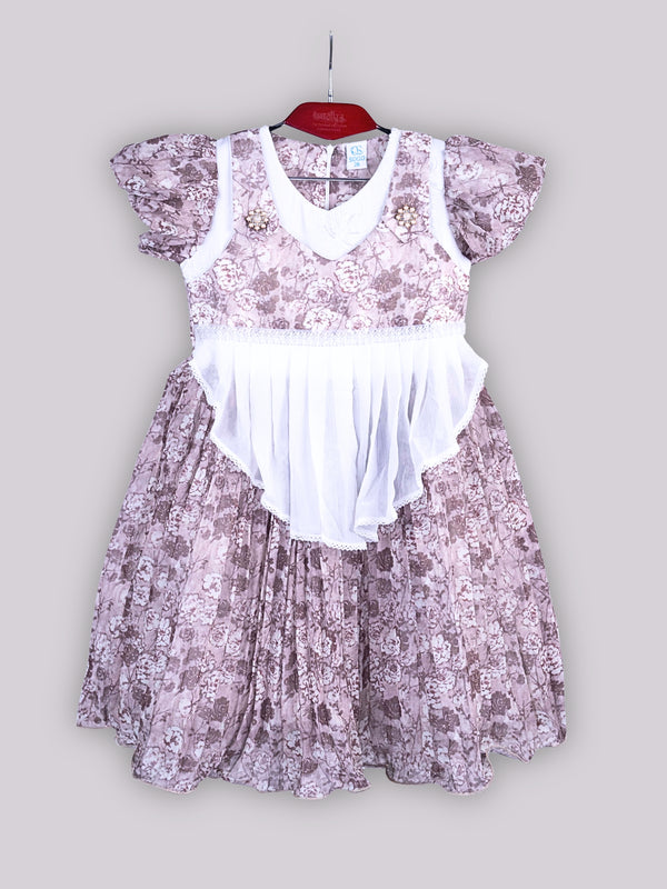 ARAMUN Girls Elegant Floral Party Dress